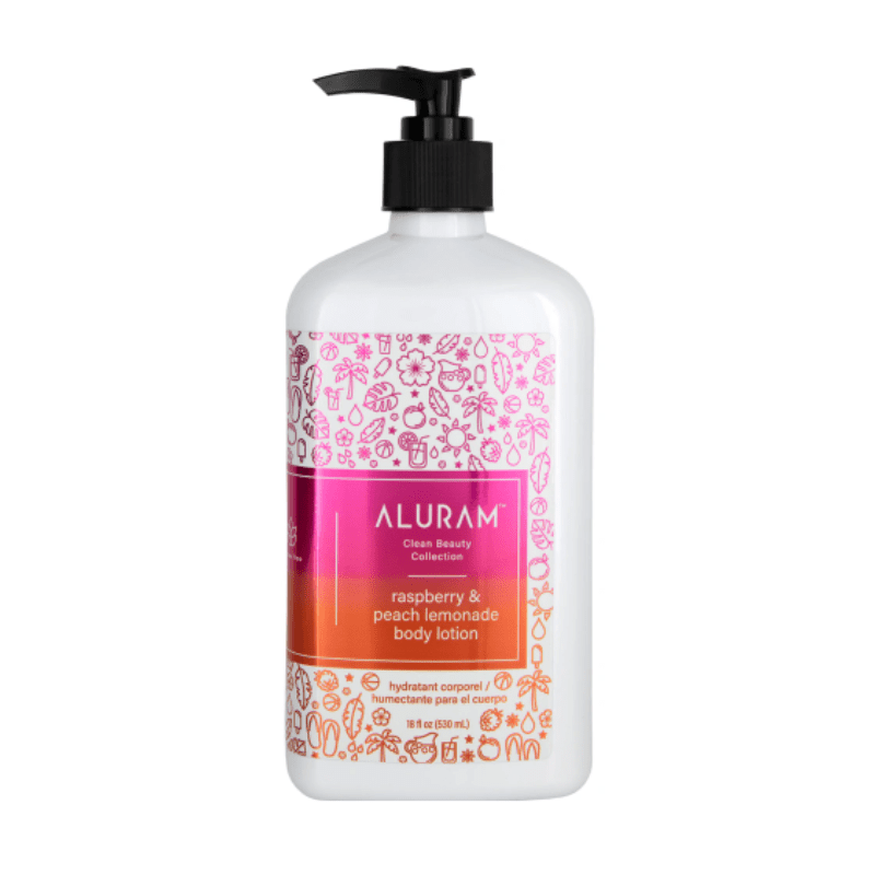 Aluram Raspberry & Peach Lemonade Body Lotion 18oz - Aluram | Available at Studio 360 Salon, Chatham, NJ