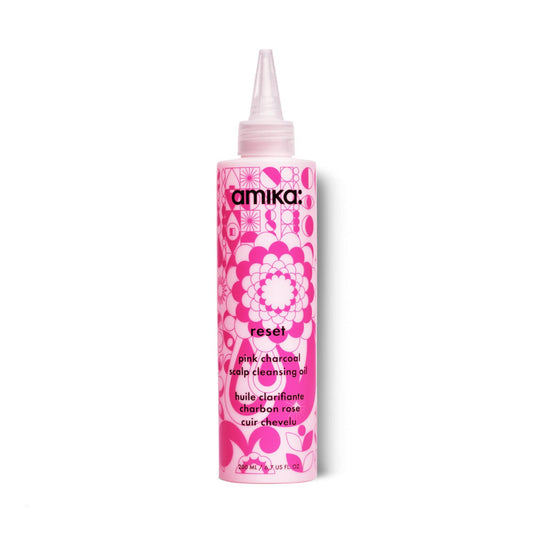 Amika Reset Pink Charcoal Scalp Cleansing Oil 6.7 oz (Runway) - Amika | Available at Studio 360 Salon, Chatham, NJ