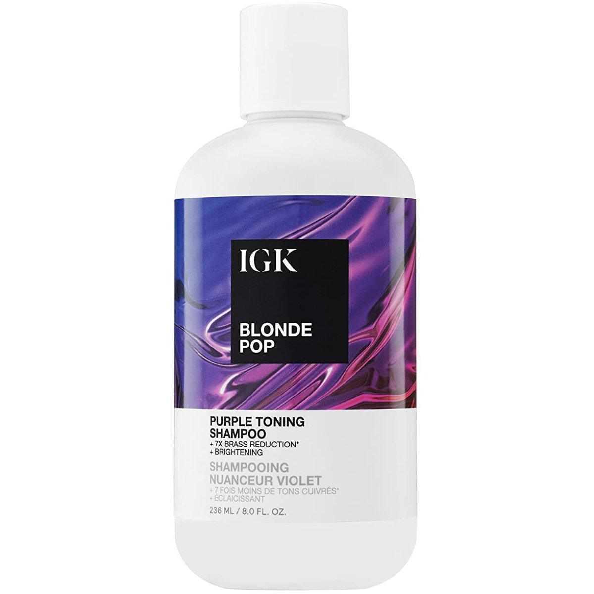 IGK Blonde POP Shampoo 8 oz (Runway) - IGK Hair | Available at Studio 360 Salon, Chatham, NJ