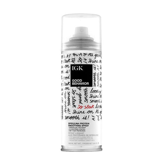 IGK GOOD BEHAVIOR Spirulina Protein Smoothing Spray 5.6oz (Runway) - IGK Hair | Available at Studio 360 Salon, Chatham, NJ