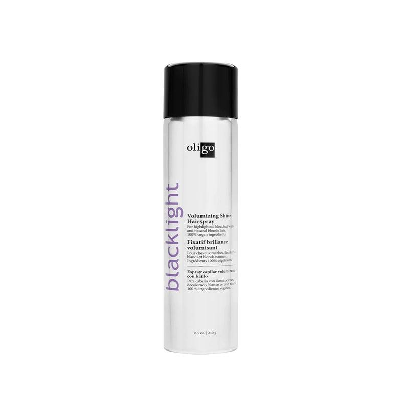 Oligo Blacklight Volumizing Shine Hairspray 8.5oz - Oligo | Available at Studio 360 Salon, Chatham, NJ