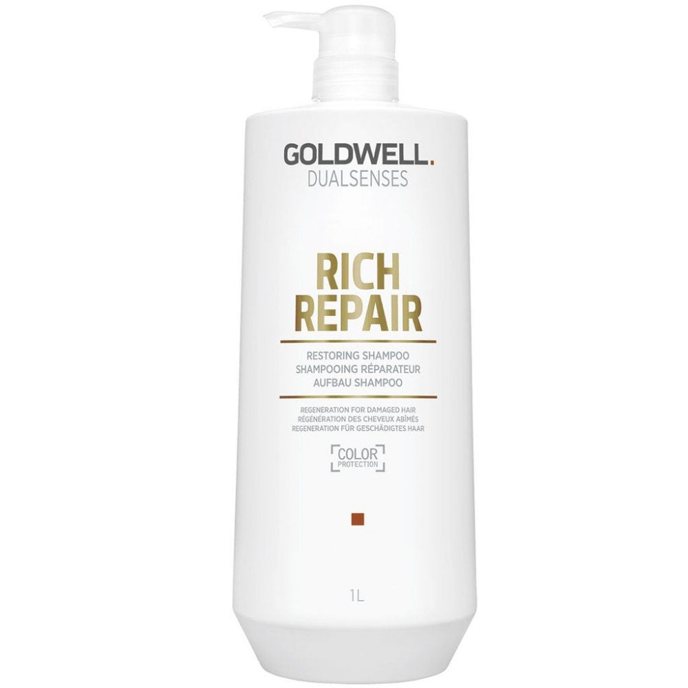 Goldwell DualSenses Rich Repair Restoring Shampoo (Runway) - Goldwell | Available at Studio 360 Salon, Chatham, NJ