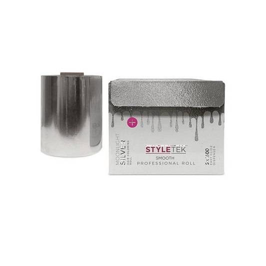 Styletek Moonlight Silver Smooth Foil Roll 5x1600 - Styletek | Available at Studio 360 Salon, Chatham, NJ