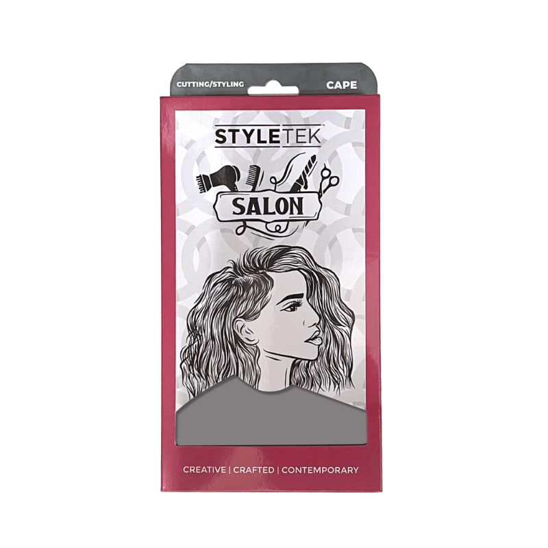 Styletek Solid Gray Cape 45x6 (Runway) - Styletek | Available at Studio 360 Salon, Chatham, NJ