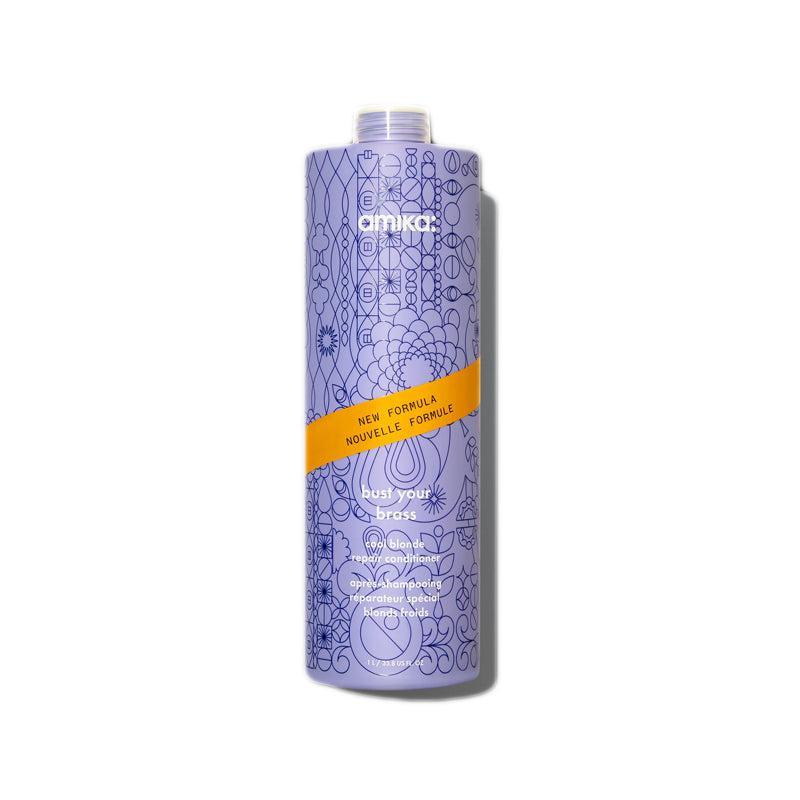 Amika Bust Your Brass Cool Blonde Repair Conditioner - Amika | Available at Studio 360 Salon, Chatham, NJ