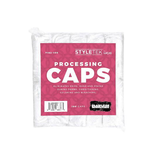 Styletek Clear Processing Caps -100pk - Styletek | Available at Studio 360 Salon, Chatham, NJ