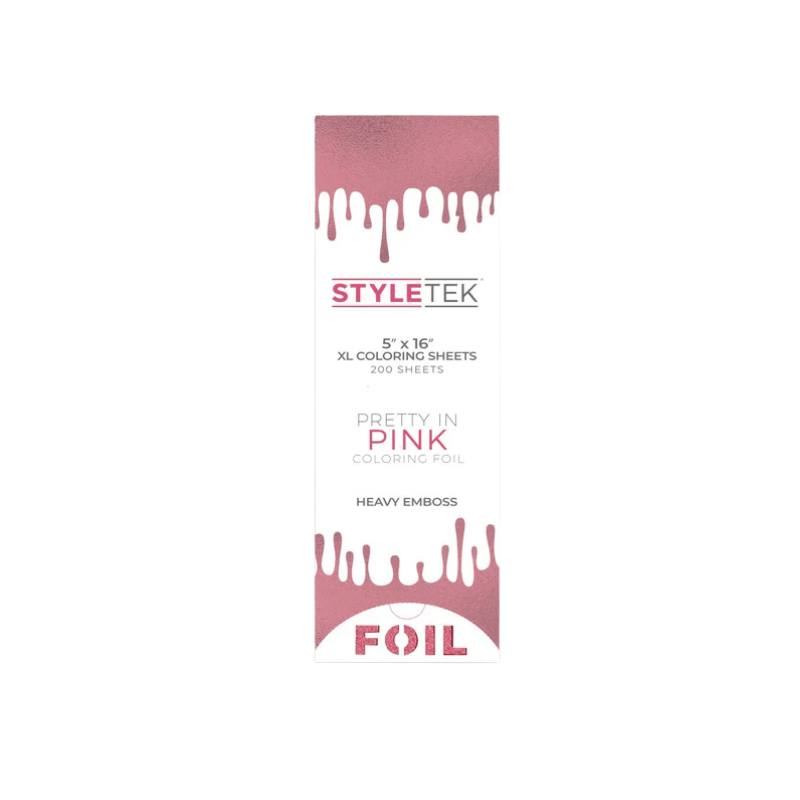 Styletek Pretty In Pink Balayage XL Sheets 200ct 5x16 - Styletek | Available at Studio 360 Salon, Chatham, NJ