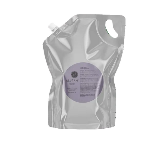 Aluram Purple Shampoo Pouch 100oz (Runway) - Aluram | Available at Studio 360 Salon, Chatham, NJ